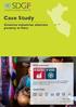 Case Study. Creative industries alleviate poverty in Peru. SDGs addressed CHAPTERS. More info:   LIMA