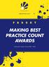 F A S S E T MAKING BEST PRACTICE COUNT AWARDS