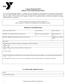Cannon Memorial YMCA APPLICATION FOR EMPLOYMENT PERSONAL INFORMATION