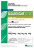 Isoxaflutole 750 WG CAUTION H HERBICIDE
