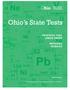 Ohio s State Tests PRACTICE TEST LARGE PRINT PHYSICAL SCIENCE. Student Name