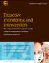 Proactive monitoring and intervention: