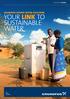 YOUR LINK TO SUSTAINABLE WATER