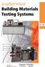 Building Materials Testing Systems