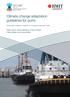 Climate change adaptation guidelines for ports
