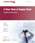 A Clear View of Supply Chain