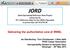 JORD. Joint Operational Reference Data Project enhancing the PCA Reference Data Service (RDS) Operation in partnership with FIATECH