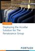 Deploying the Accellar Solution for The Renaissance Group