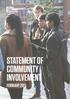 STATEMENT OF COMMUNITY INVOLVEMENT