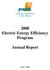 2008 Electric Energy Efficiency Program. Annual Report