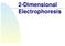 2-Dimensional Electrophoresis