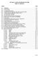 SECTION 41 - WATER DISTRIBUTION SYSTEMS TABLE OF CONTENTS