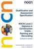 Qualification and Assessment Specification