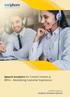 Speech Analytics for Contact Centers & BPOs Revitalizing Customer Experience. A White Paper by Uniphore Software Systems