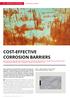 COST-EFFECTIVE CORROSION BARRIERS. The technology of nanoclay polymer composites is currently generating