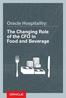 Oracle Hospitality: The Changing Role of the CFO in Food and Beverage