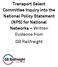 Transport Select Committee Inquiry into the National Policy Statement (NPS) for National Networks Written Evidence from GB Railfreight