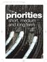 04.sum.priorities.qxd 4/1/02 10:40 am Page 25. The. priorities. short, medium and long term