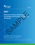 SAMPLE. Methods for Dilution Antimicrobial Susceptibility Tests for Bacteria That Grow Aerobically