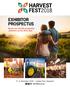 EXHIBITOR PROSPECTUS. Reach over 20,000 prospective customers across three days November 2018 Lardner Park, Gippsland. harvestfest.com.