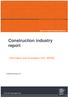 Construction industry report