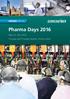 UPDATE.SPECIAL. Pharma Days May 25 26, 2016 Chicago and Chicago Heights, Illinois (USA)