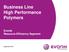 Business Line High Performance Polymers. Evonik Resource Efficiency Segment