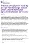 Tribunal rules payment made by Google India to Google Ireland under Adword distribution agreement is taxable as royalty