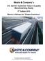 Mastio & Company s. LTL Carrier Customer Value & Loyalty Benchmarking Study. Metrics to Manage the Shipper Experience