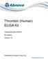 Thrombin (Human) ELISA Kit