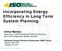 Incorporating Energy Efficiency in Long Term