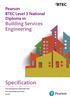 Specification. Building Services Engineering. Pearson BTEC Level 3 National Diploma in