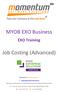 MYOB EXO Business. Job Costing (Advanced)