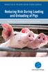 Reducing Risk During Loading and Unloading of Pigs