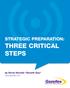 STRATEGIC PREPARATION: THREE CRITICAL STEPS