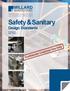 SAFETY & SANITARY DESIGN STANDARDS. S afety & Sanitary. Design Standards. Revision: B Date: 10/2013