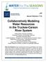 Collaboratively Modeling Water Resources in the Truckee-Carson River System