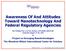 Awareness Of And Attitudes Toward Nanotechnology And Federal Regulatory Agencies