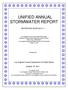 UNIFIED ANNUAL STORMWATER REPORT