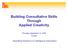 Building Consultative Skills Through Applied Creativity