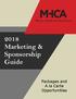 2018 Marketing & Sponsorship Guide