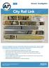City Rail Link. Ground Investigation CRL