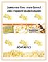 Suwannee River Area Council 2018 Popcorn Leader s Guide
