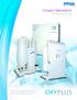 Since Oxygen Generators TECHNICAL CATALOGUE. On site oxygen production for Hospitals and clinics