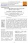Genetic Variability and Divergence Studies In Finger Millet (Eleusine coracana (L.)Gaertn.)