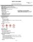 SAFETY DATA SHEET. elements Bio Gel Graffiti Remover. MANUFACTURER 24 HR. EMERGENCY TELEPHONE NUMBERS MISCO Products Corporation