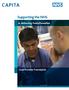 Supporting the NHS. in delivering transformation. Lead Provider Framework