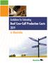 Guidelines for Estimating. Beef Cow-Calf Production Costs. in Manitoba