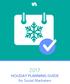 HOLIDAY PLANNING GUIDE for Social Marketers