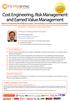 Cost Engineering, Risk Management and Earned Value Management